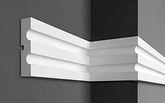 Молдинг фасадний Prestige Decor MC118 (13,5x3)см, довжина 2м