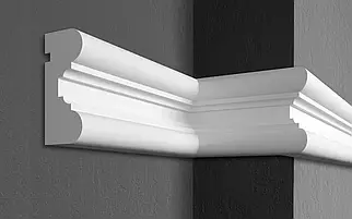 Молдинг фасадний Prestige Decor MC121 (14x6)см, довжина 2м