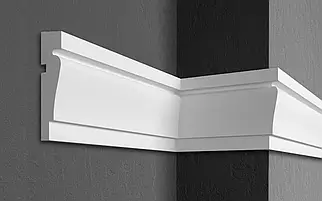 Молдинг фасадний Prestige Decor MC123 (14,5x3,5)см, довжина 2м