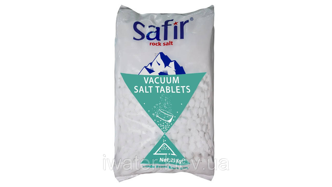 Сіль таблетована, 25 кг "Safir"