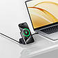 Зарядний пристрій Baseus PicoGo 2-in-1 Magnetic Wireless Charger Qi2 15W з висувним кабелем C 67W (MagSafe). Black, фото 8