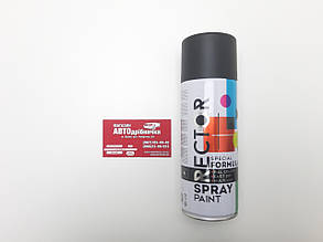 Фарба емаль універсальна чорна матова 400 ml Rector