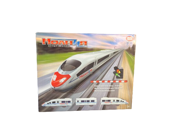 0692  Іграшка Супер швидкісний експрес поїзд Блискавка!, фото 1