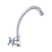 Монокран на одну воду ZERIX TZF-605 хром (ZX0093) букса/гайка