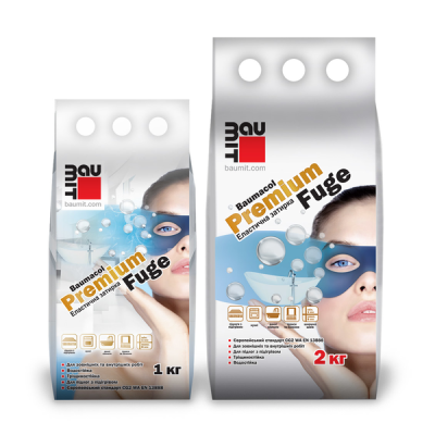 Baumit Baumacol Premium Fuge Еластична суміш для заповнення міжпліткових швів завширшки від 1 до 8 мм. Мангеттен