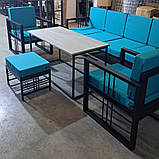 Комплект меблів Крісло 2 шт + Диван + стіл "GRAND KYB 110", фото 9