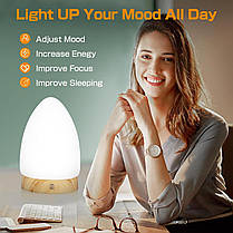 ULIGHTOWN Sad Lamp, лампа для світлотерапії 10000LUX, ефективне поле 360°, 3 кольори, 4 таймери, фото 6