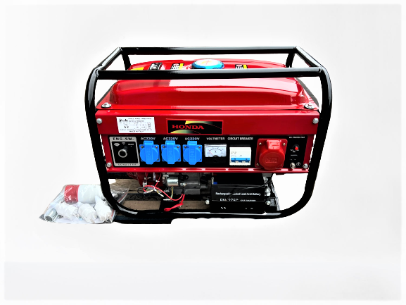 Генератор бензин ГБО-3кв HONDA із стартером 3 фази, фото 1