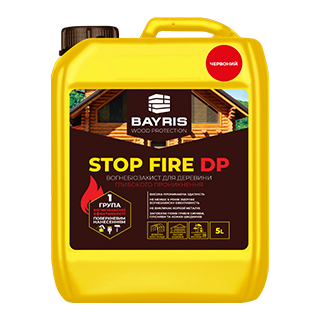 Вогнебіозахист глибокого проникнення. "Stop Fire" BAYRIS (червоний) 5 л