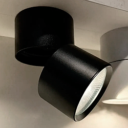 Світлодіодний LED світильник Feron AL541 14W 4000K 1190Lm акцентний чорний Ø80x100мм