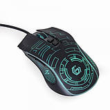 Миша ігрова GEMBIRD MUSG-RGB-01, підсвічування, USB, фото 3