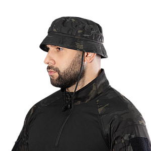 Панама тактична Combat Twill Чорний мультикам