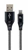 Кабель USB 2.0 - Type-C 1m Cablexpert Premium CC-USB2B-AMCM-1M-BW