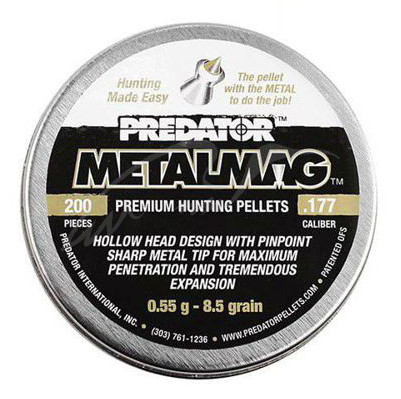 Кулі пневматичні JSB Metalmag, 4,5 мм, 0,55 г, 200 шт/уп 2001-01-200, фото 1