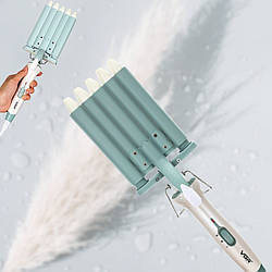 Плойка хвиля для волосся VGR V-597 п'ять хвиль з керамічним покриттям Щипці стайлер для укладання завивки волосся