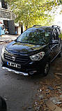 Дефлектор капоту (EuroCap) для Renault Lodgy 2013-2022 рр, фото 4
