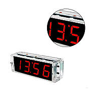 Набір для самостійного складання цифрового LED годинника червоний сегмент, фото 2