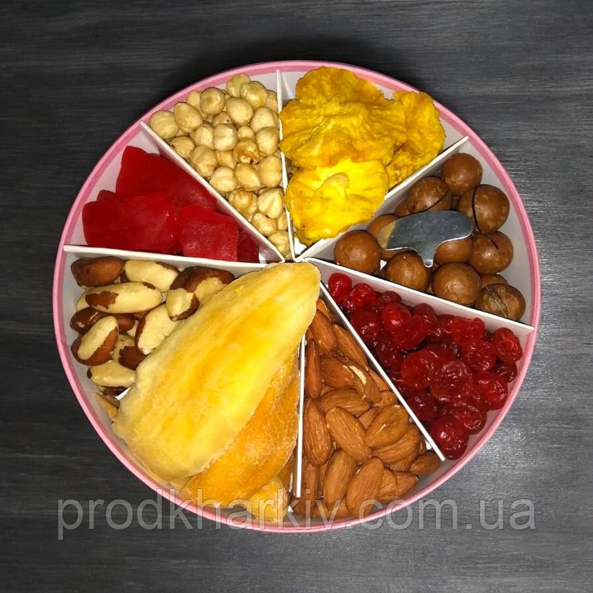 Набір з горіхів і сухофруктів 0,800грам. 8 видів, фото 1