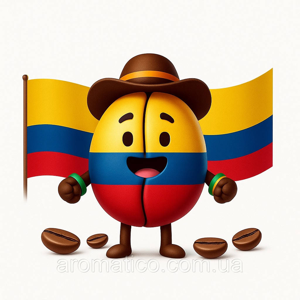 Кава в зернах Columbia 100% Арабіка  1 кг