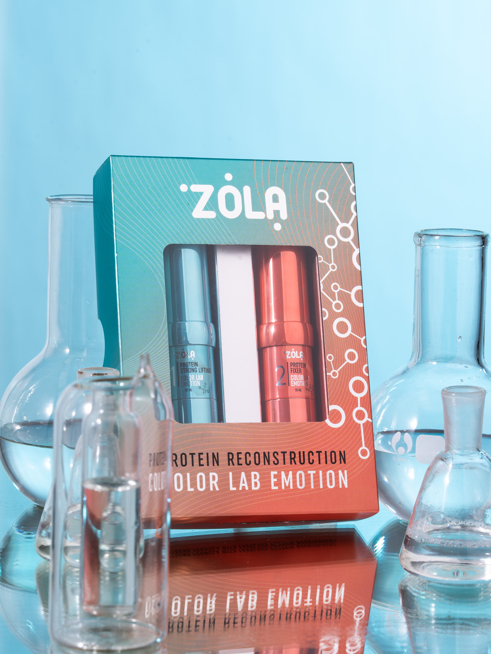 Набір для ламінування брів і вій «ZOLA COLOR LAB EMOTION PROTEIN RECONSTRUCTION"