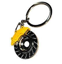Брелок автомобільний для ключів гальмівний Диск Brembo, Брелок для ключів авто Brembo золото