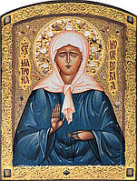 Св. Блаженна Матрона Московська (ікона з ручним розписом)