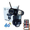 IP камера C28-4G 3 незалежні об'єктиви 2MPx+2MPx (V380 APP), фото 2