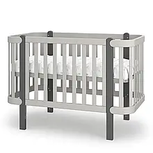 Колиска з дерева для немовлят ЛД5 Монако Верес кашемір