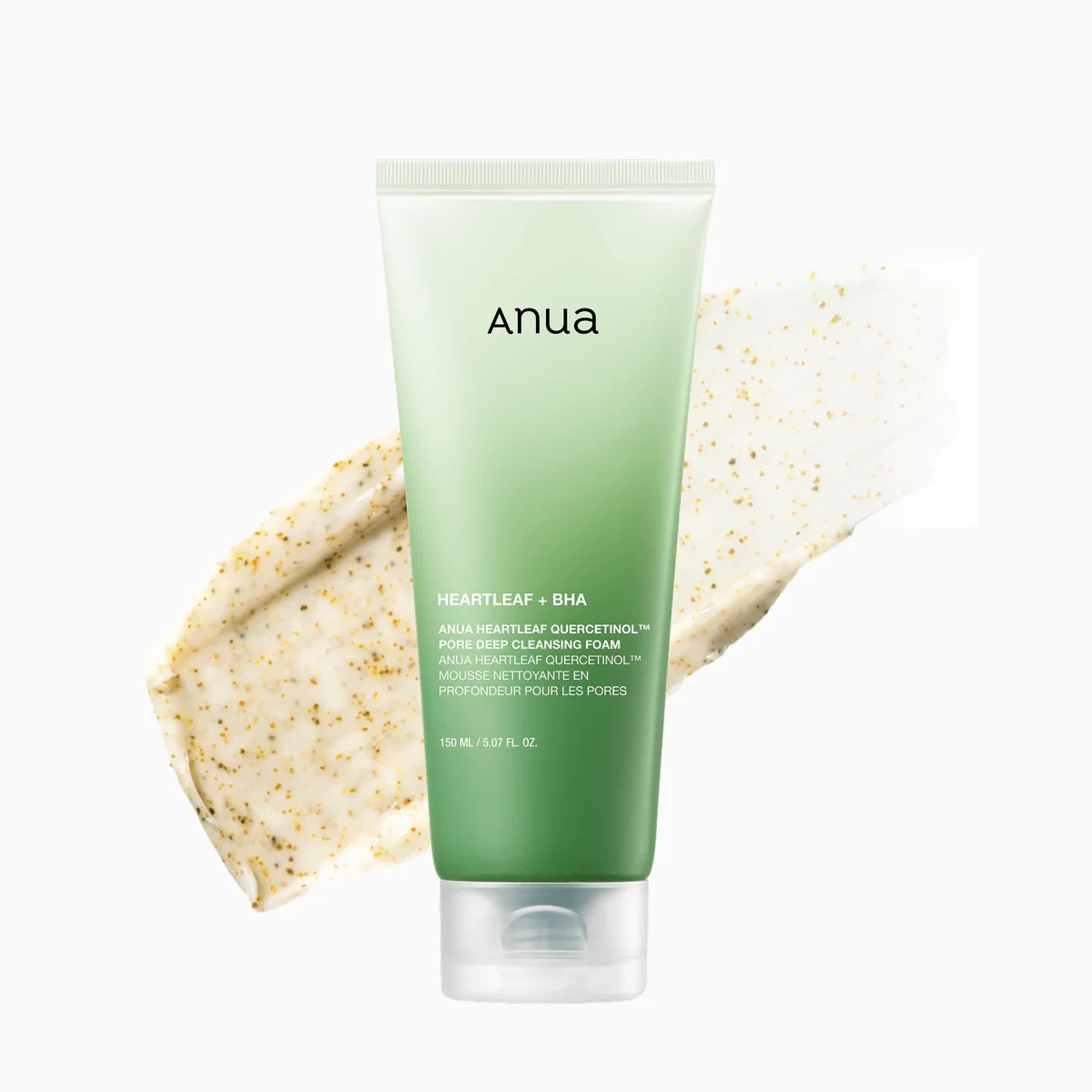 Глибоко очищуюча пінка для вмивання Anua Heartleaf Quercetinol Pore Deep Cleansing Foam 150 мл