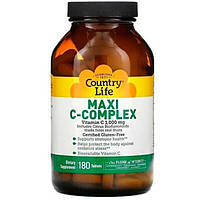 Вітаміни Maxi-C Complex 1000 мг Кантрі Лайф / Country Life 180 таблеток
