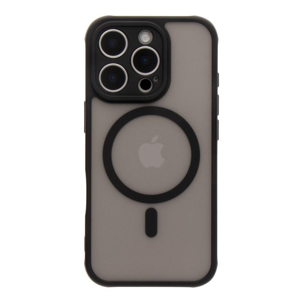 Чохол TPU+PC Anti Drop Full Camera with MagSafe для iPhone 16 Pro Колір Black, фото 1