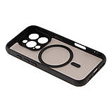 Чохол TPU+PC Anti Drop Full Camera with MagSafe для iPhone 16 Pro Pro Max Колір Black, фото 7