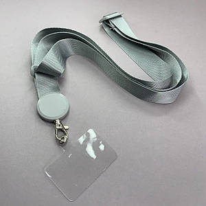 Ремінець на шию для телефону універсальний ремінець тримач для смартфона сірий y4v