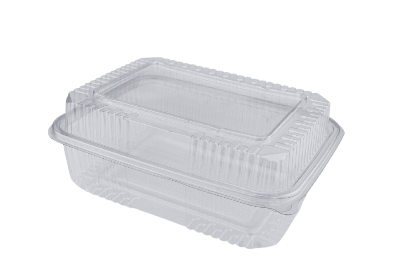 Контейнер герметичний з кришкою 1000мл (128*192*89мм) (100шт), фото 1