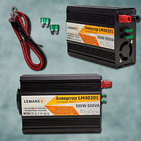 Преобразователь постоянного напряжения Lemanso LM40201 Инвертор 12 на 220 Инвертор для дома