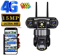 Уличная вращающаяся камера наблюдения с поддержкой 3 4g, автономная 4 г камера видеонаблюдения EVKVO SC28