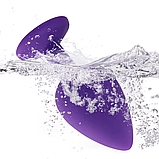 Фіолетова анальна пробка з силікону 9 см з каменем, велика втулка стимулятор для анальних ігор, Інтимні іграшк, фото 9