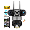 IP-камера C28 Wi-Fi 3 незалежні об'єктиви 2MPx+2MPx (V380 APP), фото 3