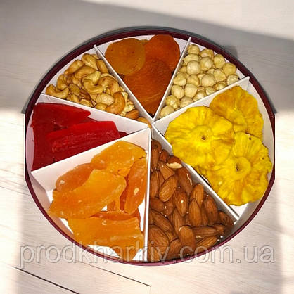 Набір з горіхів і сухофруктів 0,800гр. 7 видів, фото 5