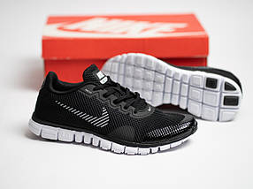 Чоловічі кросівки Nike Free Run 3.0 v3 чорні легка сітка