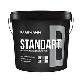Силіконова штукатурка структурна баранчик Farbmann Standart B 25кг