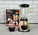 Блендер 1500W побутовий кухонний стаціонарний 1,5 л з кавомолкою Zepline ZP-004, фото 3