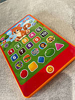 Планшет SK 0016 розмір 20,5-14см, навчальний, музика, звук (українська), 2 кольори, на батарейці, в коробці, 19-25-2,5см, фото 2