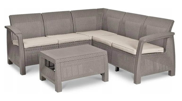 Набір меблів, Bahamas Relax, коричневий - сіро-бежевий УЦІНКА, фото 1