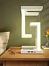 Настільна лампа SHS 2238 світлодіодна з 2*USB і бездротовою зарядкою 10W, фото 3