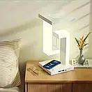 Настільна лампа SHS 2238 світлодіодна з 2*USB і бездротовою зарядкою 10W, фото 5