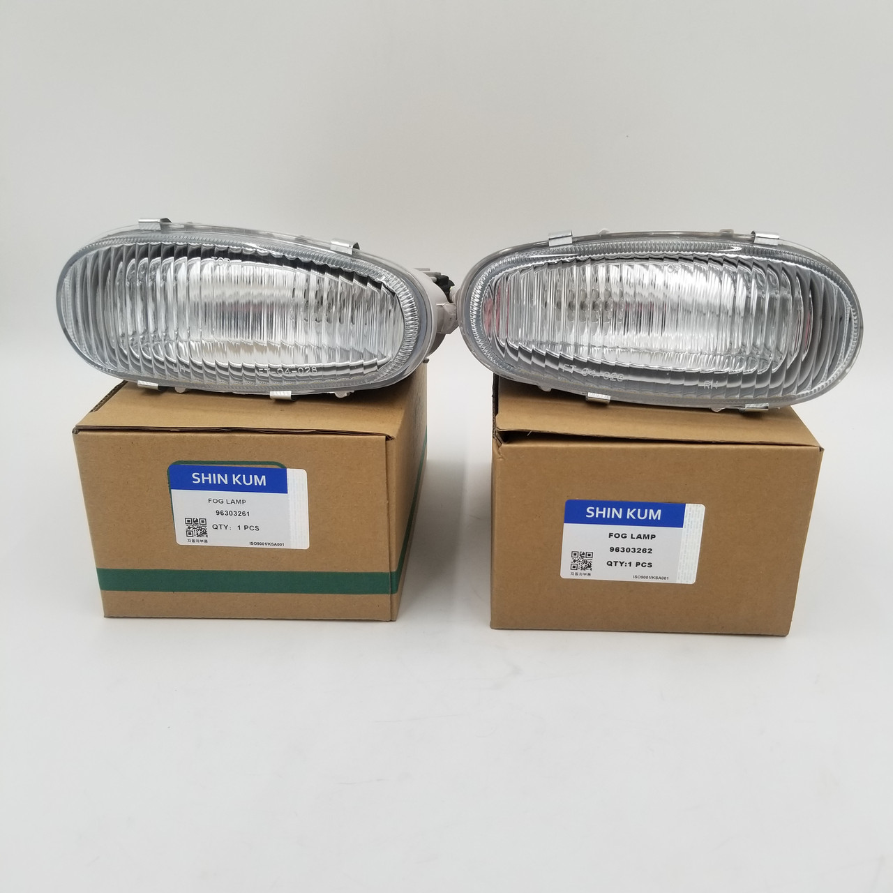 Протитуманні фари Ланос, Сенс (комплект ліва+права) SHIN KUM Корея 96303261, 96303262, фото 1