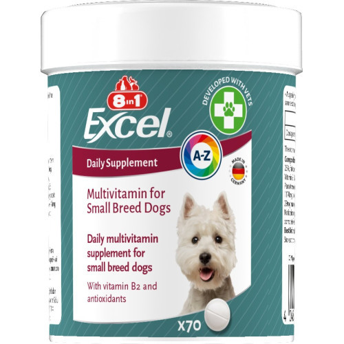 8in1 Excel Multi Vitamin Small Breed Вітаміни для Собак маленьких порід - №70