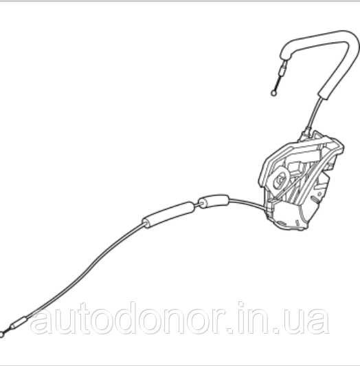 Замок двері задньої правої Nissan Ariya (22-) 82500-5MP0A