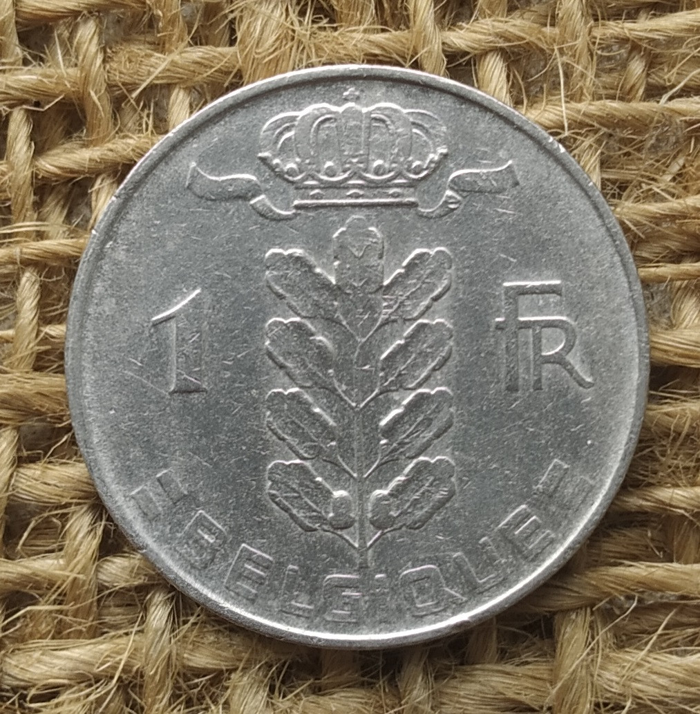 1 франк 1970 року. Бельгiя
